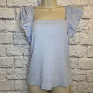 A New Day for Target Cropped Shirt with Butterfly Wing Sleeves